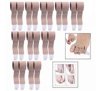 LHKJ 10 Pcs Enderezadores de Pie para Dedo en Martillo, Férulas de Dedo, Separador Dedos Pie, Corrector Juanete, Corrector de Dedo del Pie para Protector Dedos del Pie y Alivio del Dolor
