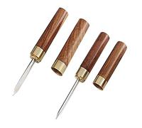 LHKJ 2pcs Set de Agujas de Té Portátil Té de la Aguja Cuchillo de té de Puer, para Romper el Pastel de té Pastel de ladrillo (Rosewood)