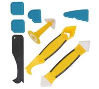 LHKJ 8 Pcs Herramienta de Calafateo Silicona, Removedor de Silicona Herramienta de Sellado, Kit de Calafateo del Removedor del Silicón para Calafateo para Cocina Baño Sellado de Piso