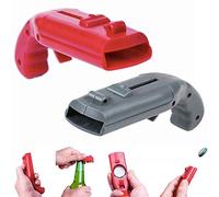 LHKJ Abridor de Botellas de Cerveza, mini abrebotellas en forma de pistola, abridor de Botellas de Vino, sacacorchos de Bebidas- Dispara más de 5 metros