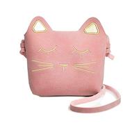 LHKJ Bolso Princesa para Niñas Dibujos Animados Gato Pequeña Bolsade Hombro de Estilo Princesa (Rosa)