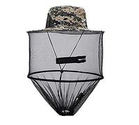 LHKJ Sombrero de Apicultor con Velo, Sombrero Apicultores Herramientas, Apicultor Profesional Velo, Cabeza de Mosquito Sombrero de Red para Colmenar, Pesca, Protección de Entusiastas al Aire Libre
