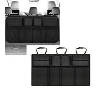 LHLUCKY Organizador Maletero Coche, para Nissan X-Trail Qashqai 2014-2018 2019 2020 2021 Bolsas para Maletero del Coche, Organizadores para Coche Accesorios Interiores Protector Asiento Coche