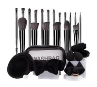 LHLXZQ Premium Professional Makeup Brush Set with 18 Brushes + 13 Accessories and Travel Bag, Makeup Brush Set for Blush, Foundation, Concealer, Loose Powder