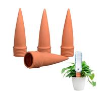 LHLXZQ Regador de Plantas, 4 Piezas Puntos de Riego para Plantas Conos de Terracota de Autorriego, Sistema de Irrigación Automático en Vacaciones para Flores y Plantas de Interior y Exterior#2