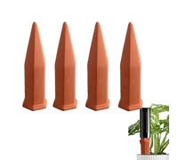 LHLXZQ Regador de Plantas, 4 Piezas Puntos de Riego para Plantas Conos de Terracota de Autorriego, Sistema de Irrigación Automático en Vacaciones para Flores y Plantas de Interior y Exterior#4