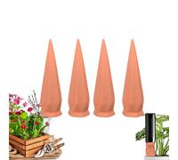 LHLXZQ Regador de Plantas, 4 Piezas Puntos de Riego para Plantas Conos de Terracota de Autorriego, Sistema de Irrigación Automático en Vacaciones para Flores y Plantas de Interior y Exterior#1