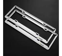 LHMM 2 portamatrículas 4 Tornillos | Soporte para matrícula de Coche Premium Soporte para matrícula para Mercedes Benz Smart 450 451 453 Fortwo Forfour,C