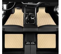 LHMM 4 Piezas Alfombrillas para Coche en Cuero XPE, para Porsche Macan 2014-2023 Alfombras Antideslizantes Impermeables, Todas Las Estaciones, G Beige