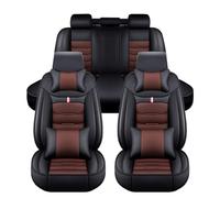 LHMM Coche Juegos de Cubreasientos, para Renault Kadjar 2015 2016 2017 2018-2022 5 Plazas Cuero Protector de Asiento de Coche Accesorios,Luxurious Version-Black Coffee
