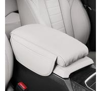 LHMM Cojín Reposabrazos Central Coche para Chrysler Town & Country1990-2011 2012 2013 2014 2015 2016, Reposabrazos Consola Cojín PU Cuero Apoyabrazos para Coche,Beige