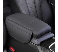 LHMM Cojín Reposabrazos Central Coche para KIA Niro 1.Gen 2017-2021, Reposabrazos Consola Cojín PU Cuero Apoyabrazos para Coche,Black