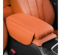 LHMM Cojín Reposabrazos Central Coche para Volvo V70/XC70 2007-2010 2011 2012 2013 2014 2015 2016, Reposabrazos Consola Cojín PU Cuero Apoyabrazos para Coche,Orange