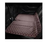 LHMM Colchón No Inflable para Coche | Cama Portátil y Plegable para Viajes | Colchón Cómodo de Camping para Dormir, para Audi A6 Avant (4G, C7) 2016-2018,Brown-128 * 80