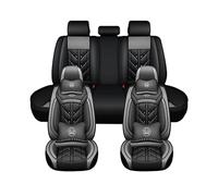 LHMM Full Set Cuero Juegos de Cubreasientos de Coche, para Ford Mondeo MK5 2015-2022 Funda de Asiento de Coche Impermeables Comodidad Cubierta Protectora,Luxury Version-Grey Style