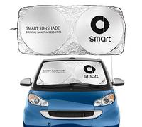 LHMM Parasol para Parabrisas Delantero de Coche, para Smart Forfour Fortwo 453 451 450, Plegable, Impermeable, anticongelante, Cubierta de Nieve, Bloque de Rayos UV, Accesorios Exteriores