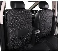 LHMM Protector Respaldo Cuero Asiento para Lexus LX 2010-2025, Protector Asiento Coche Respaldo Cuero Alfombrilla Protectora Asiento Trasero,Black