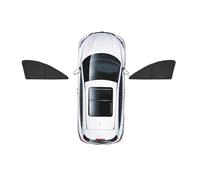 LHMM Protector Solar Lateral para Coche para SsangYong Tivoli Compact 2015-2019, ProteccióN UV MagnéTica Parasol, FáCil InstalacióN Parasol Coche Bebe Lateral,2pcs-Front-Doors