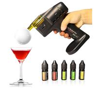 lhmwtwr Kit de ahumador de cócteles, pistola de burbujas ahumada, herramienta de generador de humo, pistola de esmoquin, no requiere llama abierta, multiuso en casa, bar de cócteles, burbuja de humo,