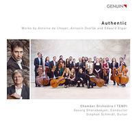 Lhoyer, Dvorak, Elgar : Authentic, oeuvres pour guitare et cordes. Schmidt, Gharabekyan.