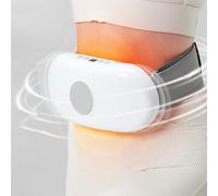LHQYA Máquina De Cinturón para Eliminar Grasa, Masajeador Abdominal Eléctrico Inalámbrico, 6 Modos De Masaje, 4 Temperaturas Ajustables, Rango De Oscilación De 30 Mm, Ideal para Oficinistas