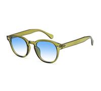 LHSDMOAT Gafas de sol estilo Depp retro redondas para hombre y mujer - gafas vintage de los años 70 con protección UV400 para viajes, paseos y actividades al aire libre