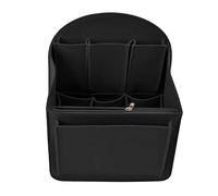LHSJYG Organizador de Bolsos Make Up Organizer Felt Insert Bag For Handbag Travel Inner Purse Portable Cosmetic Bags Fit Various Women Backpack Bags.(Black,S - 26.5x19.5x12 cm)