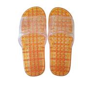 LHSJYG Pantuflas Invierno Homem Zapatillas de masaje for hombre y mujer de Summer Home(Orange,XL)