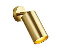 LHTCZZB Focos minimalistas modernos Led de superficie Montado Foco Luces de riel Ropa Techo Pared Proyector Tienda Fondo nórdico de la sala de estar Focos de color de color plateado Oro Personalidad c