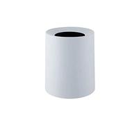 LHTCZZB No cubierta interior y exterior de doble cañón bote de basura grande trapezoidal fuerte anti-caída de la sala de baño tubo abierto plástico portable PP dormitorio largos cilíndricos Hogar Alma