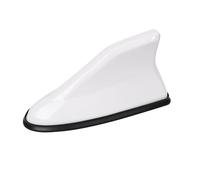 Lhuayeu Antena Aleta Tiburon para Seat Ateca Arona Ibiza Leon Toledo Leon 2000-2024 2025, Auto Coche Tiburón Aleta Techo Antena Aérea Am FM Radio Decorar,B/White