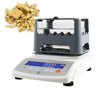 LHUITUI Probador De Densidad De Oro Electrónico Digital, Medidor Electrónico Digital De Pureza De Oro, Comprobador De Metales Preciosos, Sensor HBM, Rango de Densidad 0,001~99,999 g/cm³ MDJ-300A