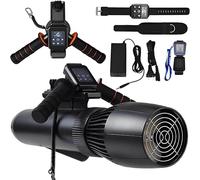 LHUITUI Propulsor Submarino, Scooter Submarino Eléctrico, Propulsor De Esnórquel, 3-9Km/H, Motor Sin Escobillas 500W, 10000mAh / 16000mAh, para Aventuras De Snorkel Y Buceo 16000mah