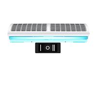 lhx Cortina de Aire Interior, 60 cm 90 cm 100 cm 120cm Comercial silencioso, con Control Remoto, 2 velocidades (Size : 90cm)