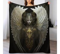 LHXLHXX Dios de la Oscuridad Manta Suave y Cálida Cómodo de Franela Manta de Sofá Mantas Fácil de Manejar 130×150cm