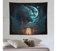 LHXLHXX Dios de la Sabiduría Tapicería, Tapices de pared para dormitorio, sala de estar, colgante de pared, 130 × 150 cm