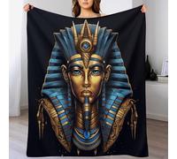 LHXLHXX Manta de mitología egipcia, manta de franela para sofá, toalla de playa, manta de pícnic, capa suave para dormitorio, todas las estaciones, 180 x 200 cm