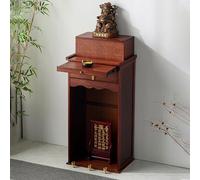 LHXLSH Mesa De Altar De Meditación, Mueble De Pie. Mesa Budista Relajante, Mesa De Meditación con Nivel De Almacenamiento, para Salas De Estar, Santuarios Y Templos(Brown,52 * 119cm/20.5 * 46.9in)