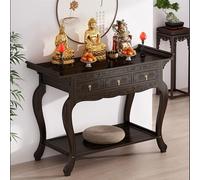 LHXLSH Mesa De Altar Personal, Mesa De Altar De Templo, Altar Budista De Templo, Ideal para Sala De Estar Y Estudio, para Salas De Estar, Santuarios Y Templos(120 * 40cm/47.2 * 15.7in)