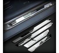 LHyfA 4 Piezas Coche Protector Umbral Puerta para VW Taigo 2021-2024,Protector Barra Umbral Puerta Coche para Antiarañazos Interior
