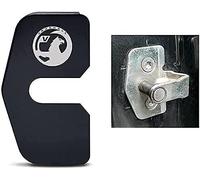 LHyfA 4 Piezas Cubierta Cerradura Puerta del Coche para Opel Vauxhall VXR Insignia Astra,Protector De Cubierta De Bloqueo Anticolisión Antigolpes,A/Black