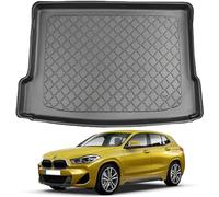LHyfA Alfombrilla para Maletero de Coche para BMW X2 2018,Maletero Antideslizante Impermeable Alfombrilla de Goma