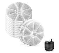 LHYNEE 12 unità filtri fontana per gatti per Philips PAW3210/02, cartuccia filtrante a tre strati di carbone attivo