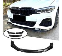 LHyyY Coche Alerón Delantero para Nissan 370Z 400Z 350Z 300ZX Coupé/Roadster Z24 Z32 1989-2025,Anti Colisión Parachoques Delantero Spoiler Alerón de Barbilla del Labio,A-Black