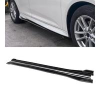 LHZPGC Faldones Laterales para Ford Mondeo 2013-2020, alerón Lateral Extensiones de Labios, ABS/Negro,A-Carbon Fiber Look