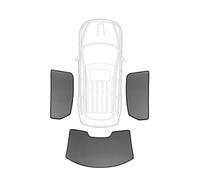 LHZPGC Parasol de Malla para Coche para Peugeot 508 Sedan 2010-2018, Visera de Cortina de Ventanas Laterales traseras, Negro/Magnético/Anti-UV,3 PCS Rear Back
