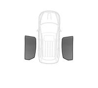 LHZPGC Parasol de Malla para Coche para VW Passat B8 Sedan 2015-2023, Visera de Cortina de Ventanas Laterales traseras, Negro/Magnético/Anti-UV,2PCS Rear