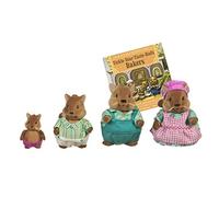Li’l Woodzeez, Familia de Ardillas Bushytail con Libro de Cuentos