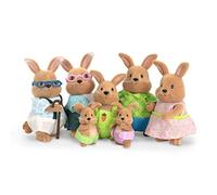 Li’l Woodzeez Familia de Conejos Cottonball con Figuras articuladas