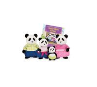 Li’l Woodzeez Familia Panda Skyhopper con Figuras articuladas